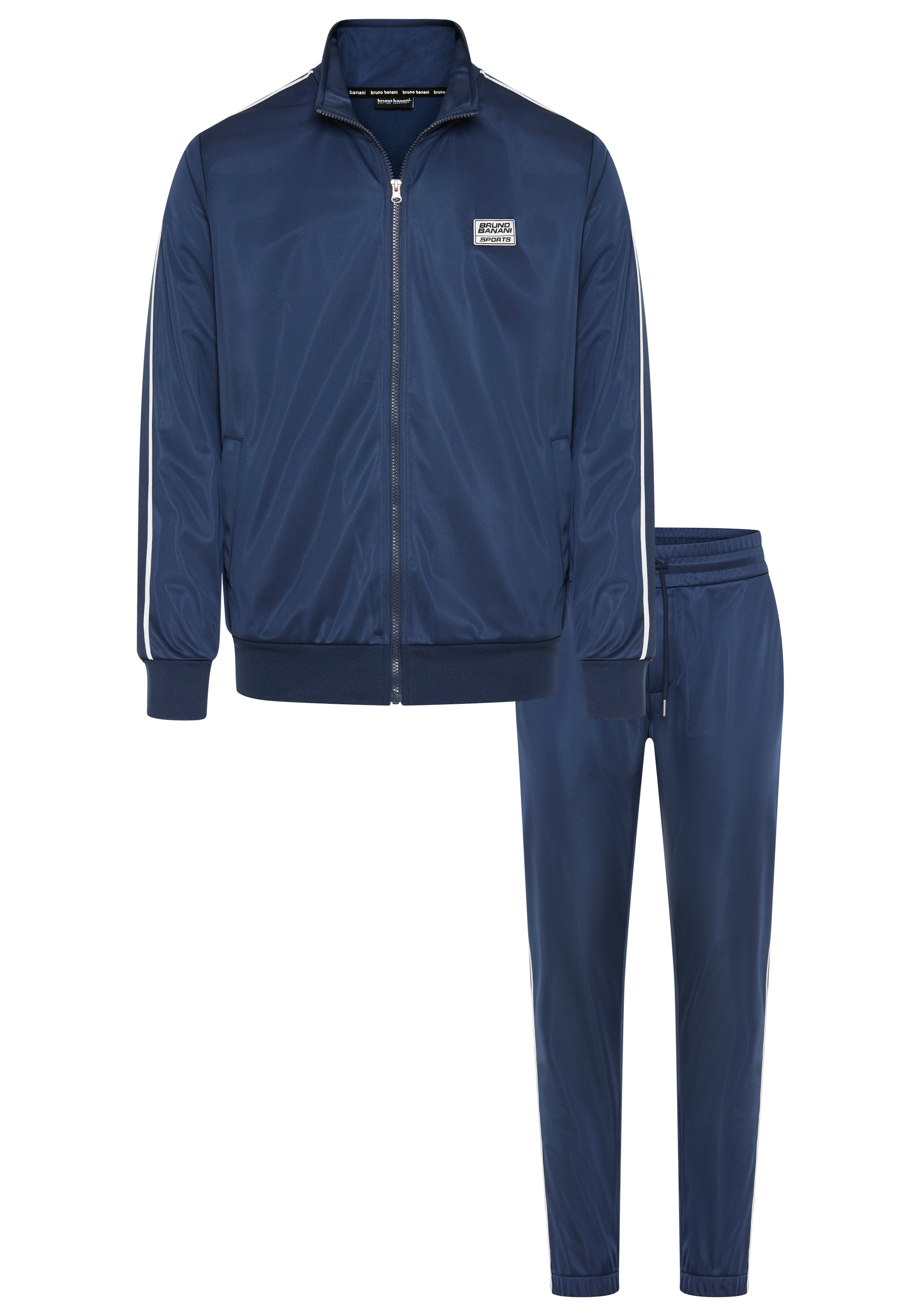Bruno Banani LM Jogginganzug in marine / weiß, Produktansicht