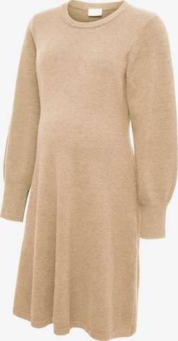 MAMALICIOUS - Vestido 'BREE' en beige: frente