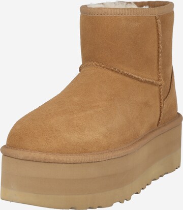 UGG Snowboots 'CLASSIC MINI' in Bruin: voorkant