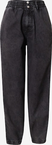 Tommy Jeans Tapered Jeans in Black: front