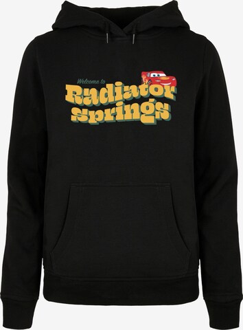 ABSOLUTE CULT Sweatshirt 'Cars - Welcome To Radiator Springs' in Schwarz: predná strana
