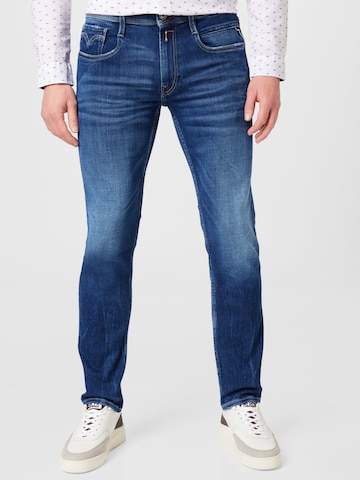 REPLAY Slim fit Jeans in Blue: front