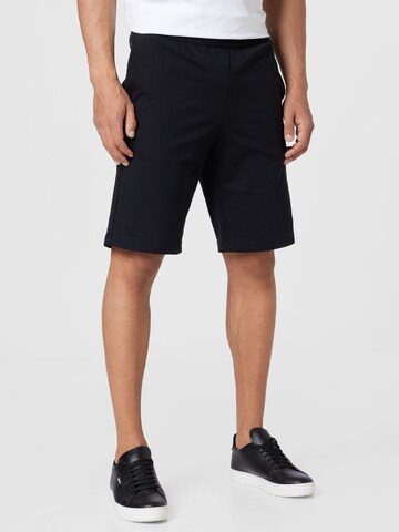 Regular Pantaloni de la EA7 Emporio Armani pe negru: față