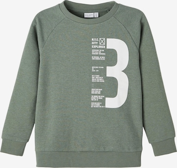 NAME ITSweater majica 'Vion' - zelena boja: prednji dio