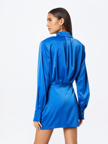 Misspap - Vestido camisero en azul