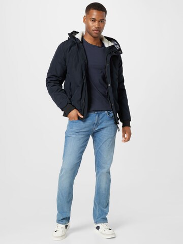 INDICODE JEANS Between-Season Jacket 'Doyle' in Black