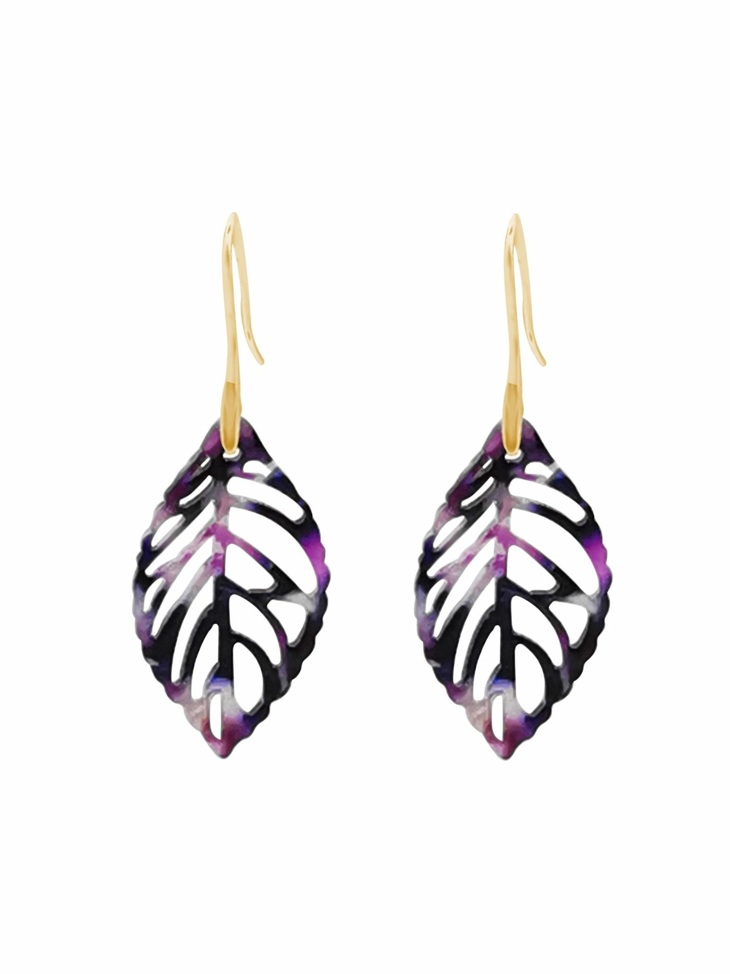 Gemshine Earrings in Gold: front