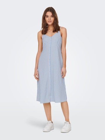 JDY Summer Dress 'MILO' in Blue: front