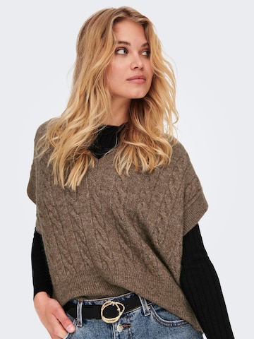 ONLY Pullover 'Melody' in Braun