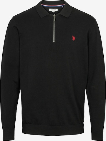 U.S. POLO ASSN. Neulepaita 'Rocky' värissä musta: etupuoli