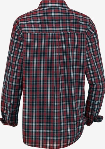 Boston Park Regular fit Button Up Shirt in Red