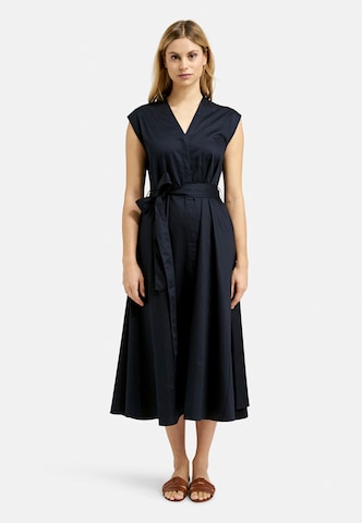 Milano Italy Summer Dress in Blue: front