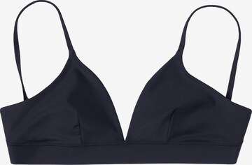 Organic Basics Triangel Bikinitop in Schwarz: predná strana