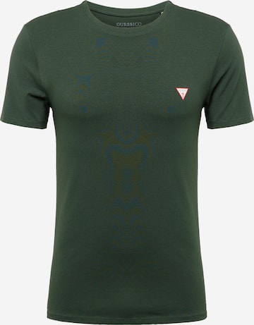 T-Shirt GUESS en vert : devant