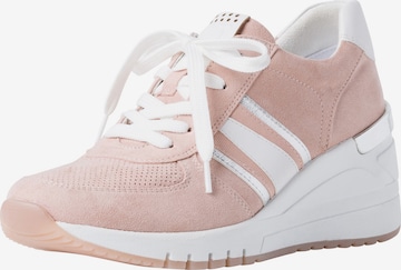 MARCO TOZZI High-Top Sneakers in Pink: front