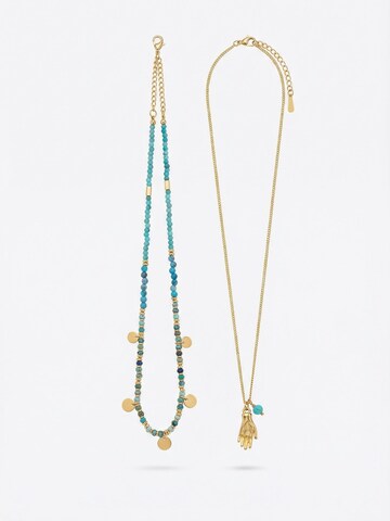 Nemomatheo Necklace 'Quiet Protection' in Blue: front