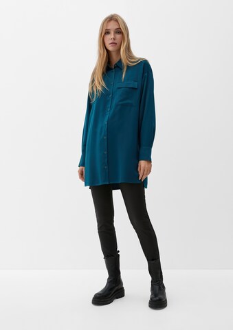 QS Blouse in Blauw