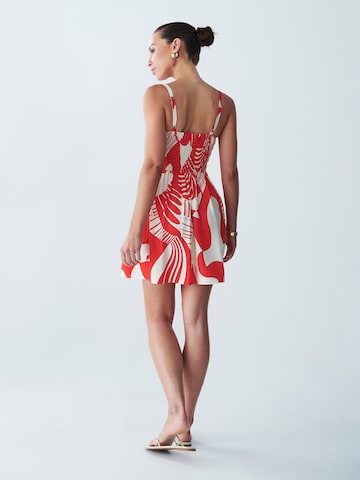 St MRLO Summer Dress 'Lanah' in Red