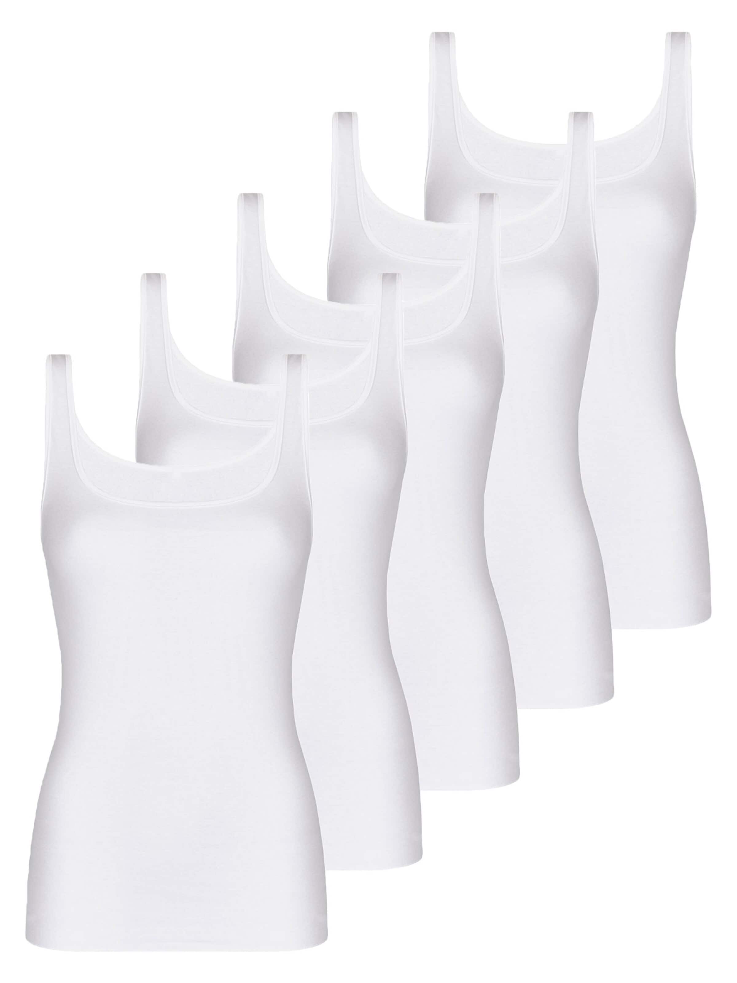 Nina von C. Undershirt 'Fine Cotton' in White: front