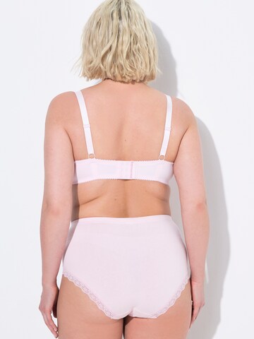 T-shirt Reggiseno di Ulla Popken in rosa