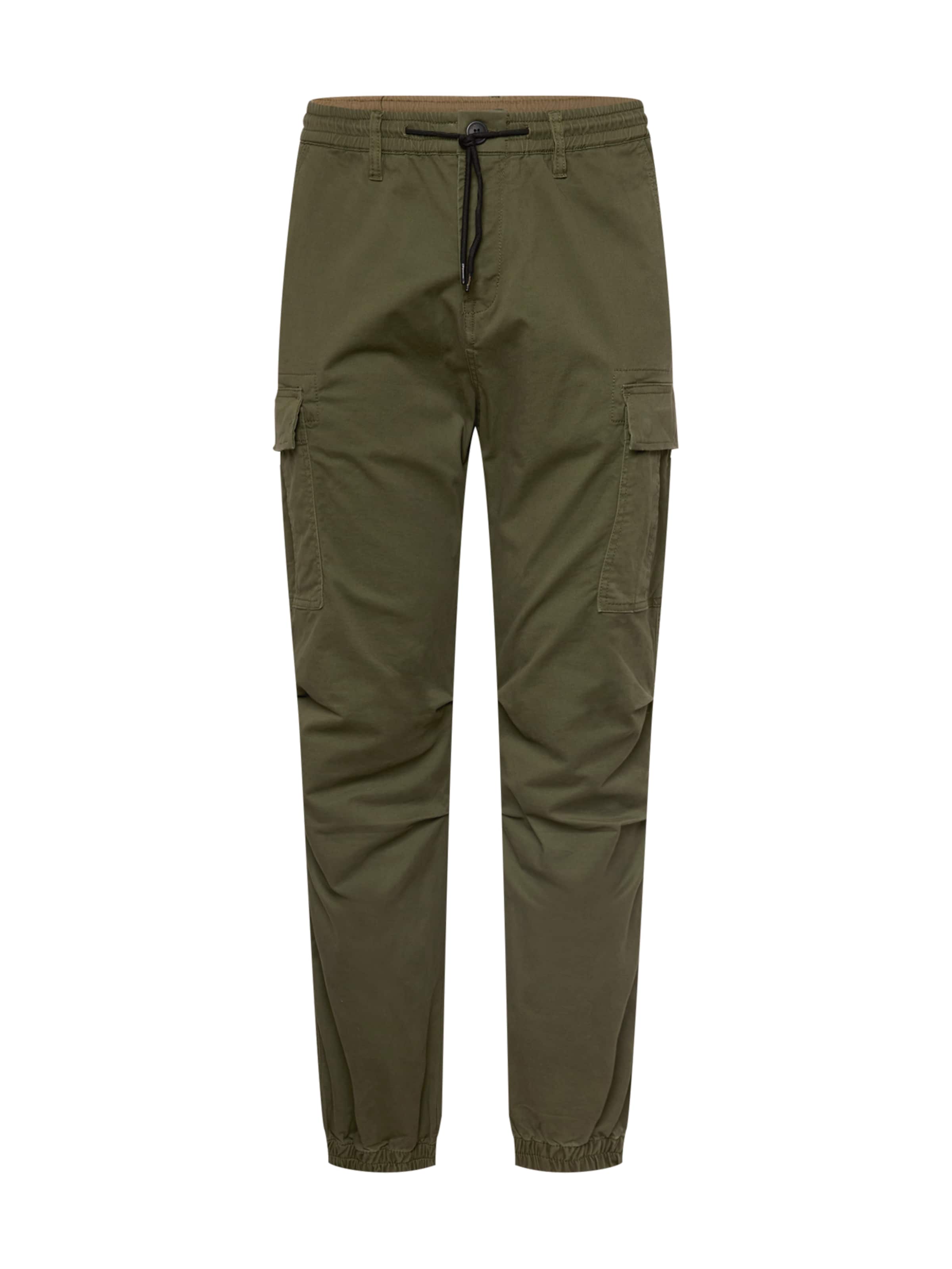 Pantalon cargo 'VINCE' Vintage Industries en vert : devant