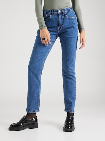 Denim Project Slimfit Jeans in Blauw: voorkant