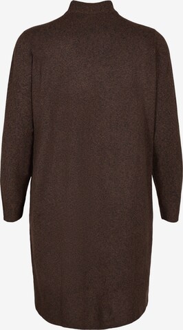 Robes en maille 'CASUNNY' Zizzi en marron