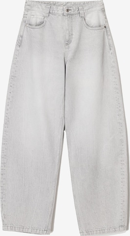 Baggy Jean Bershka en gris : devant