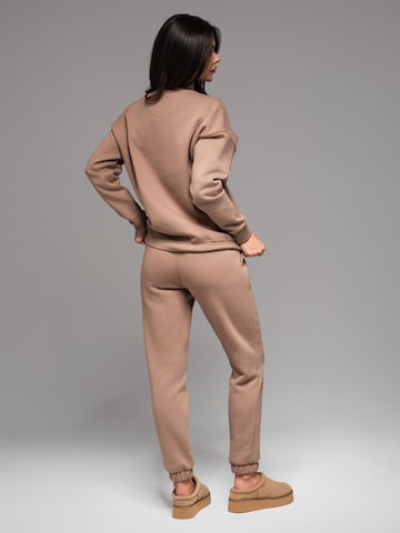 Ombre Tapered Byxa i brun
