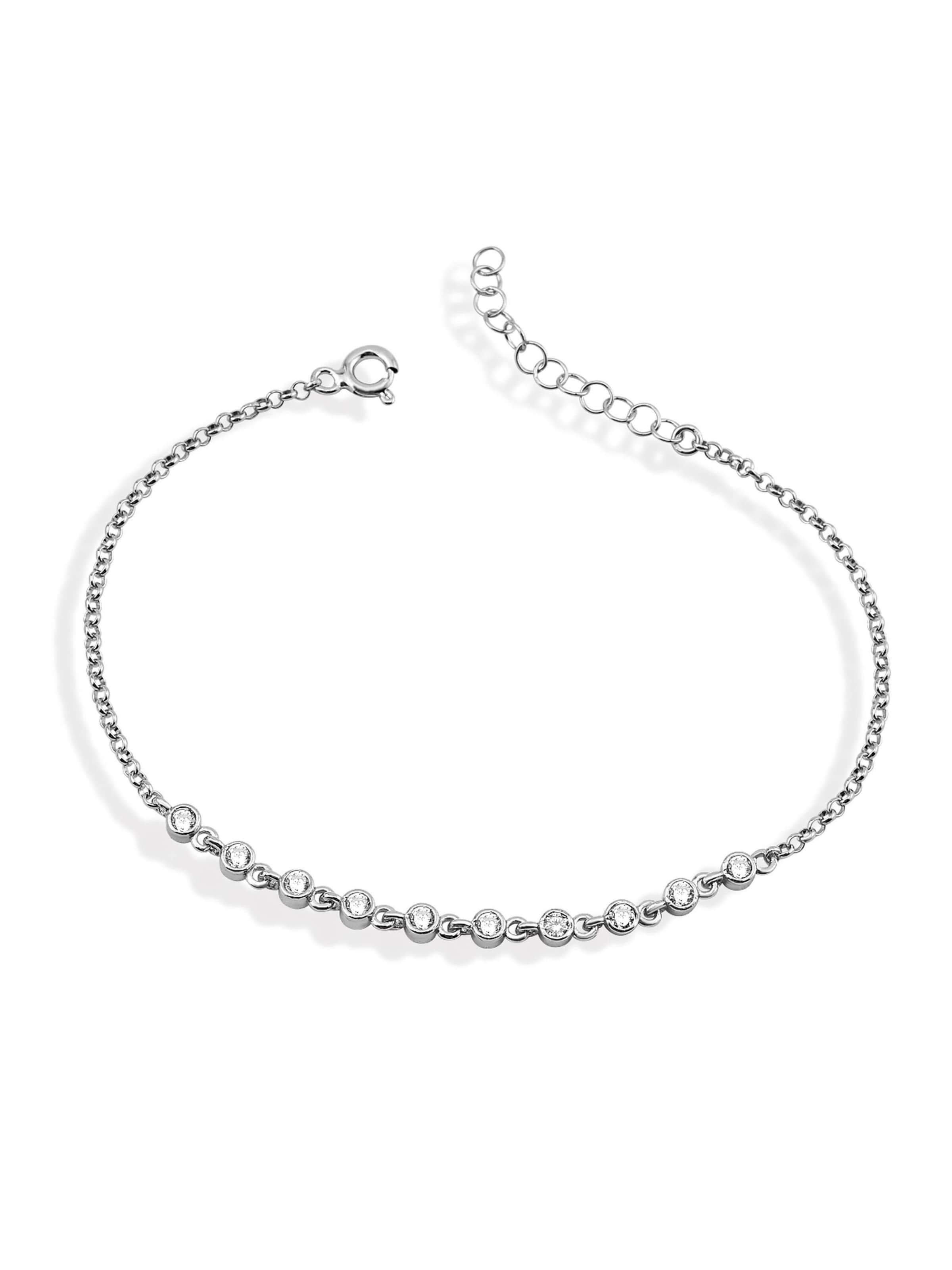 Dkeniz Bracelet in Silver: front