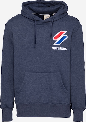 Superdry Collegepaita värissä sininen: edessä