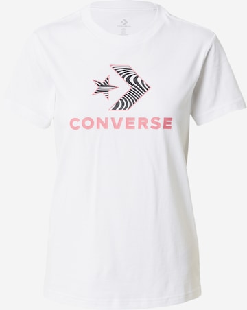 CONVERSE Shirt in Wit: voorkant