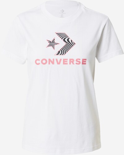 CONVERSE Camisa em rosa / preto / branco, Vista do produto