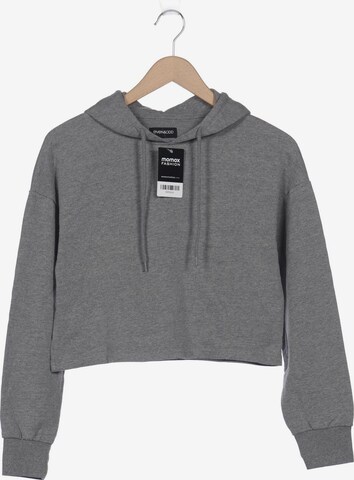 even&odd Sweatshirt & Zip-Up Hoodie in S in Grey: front