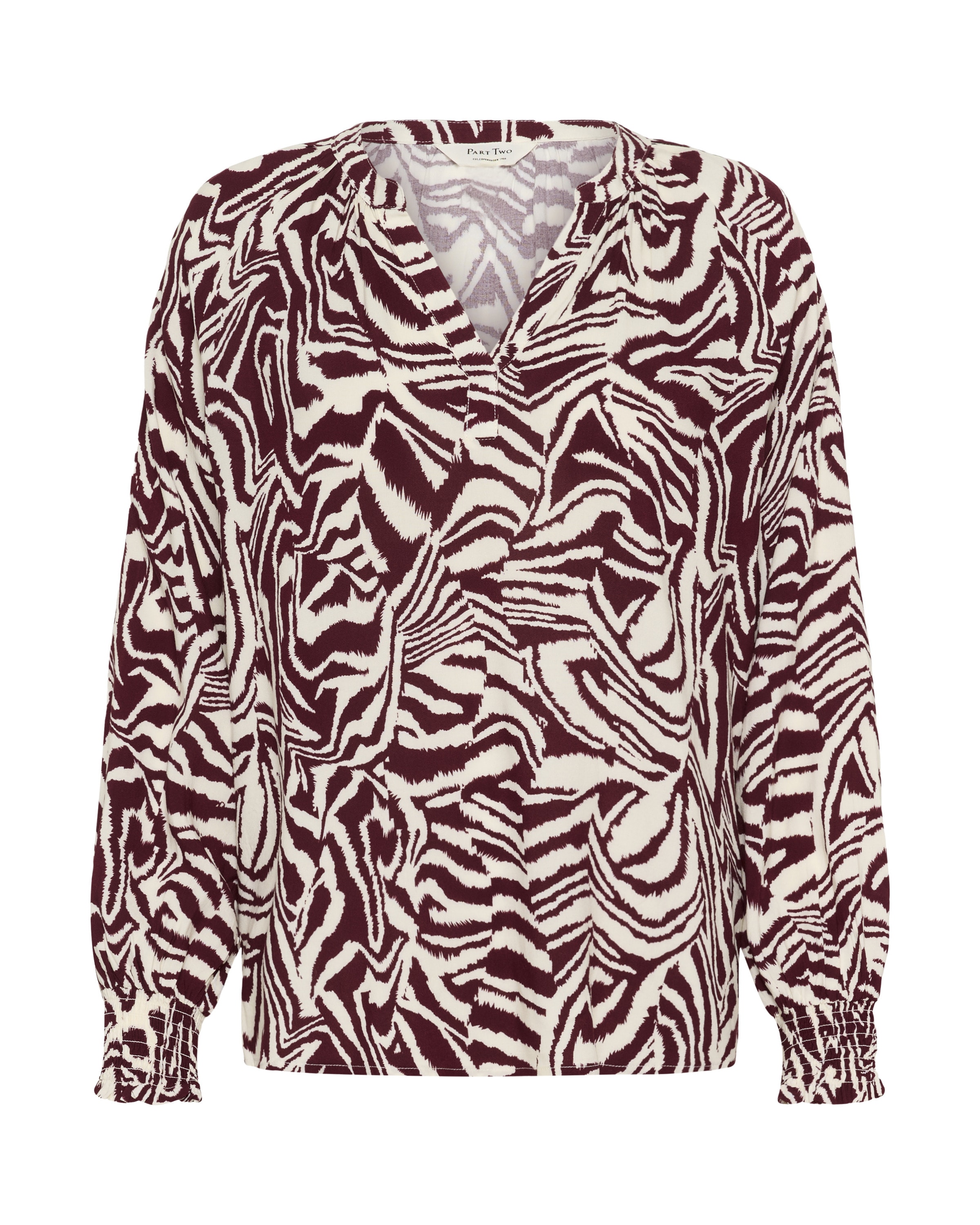 Part Two Bluse 'Tennie' i brun: forside