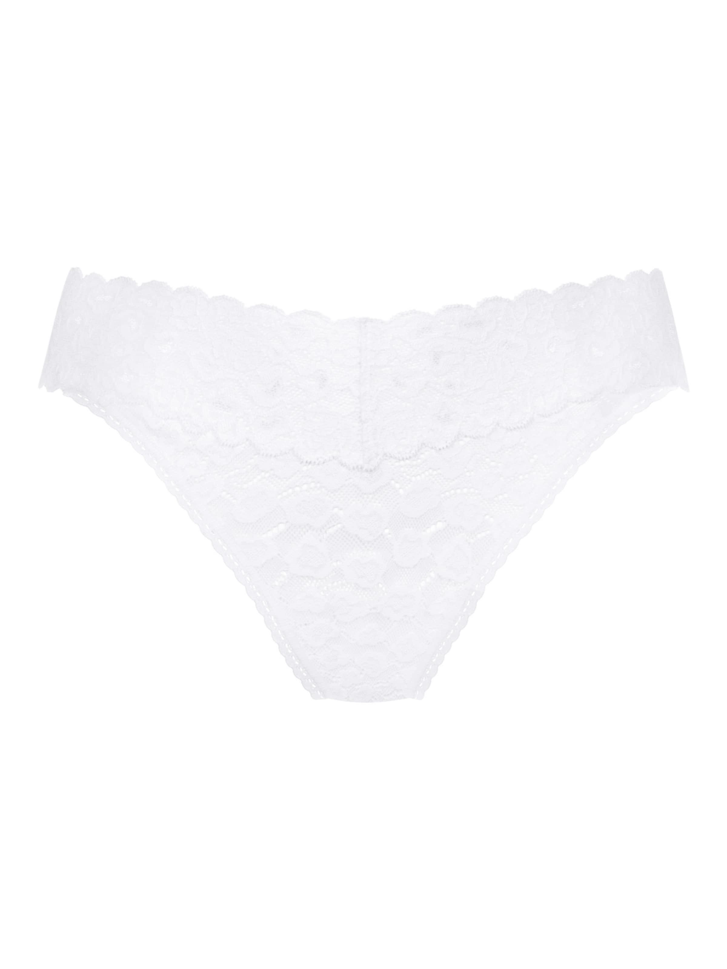 Mey String 'Savage' in Weiß: Vorderseite