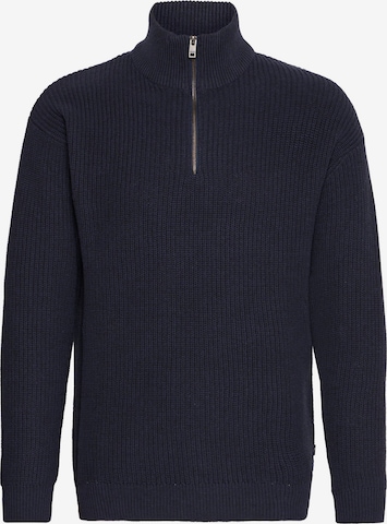 Pull-over 'Goma' !Solid en bleu : devant