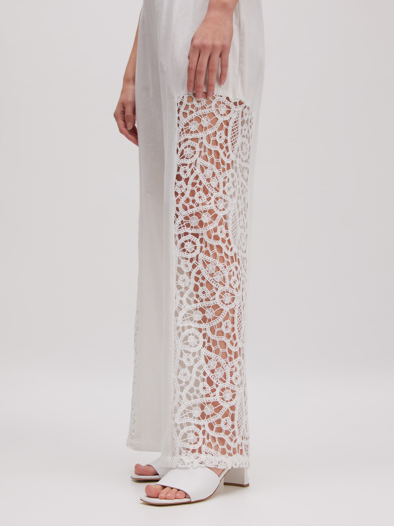 EDITED Nieuwigheden Broek 'Malu' Wit