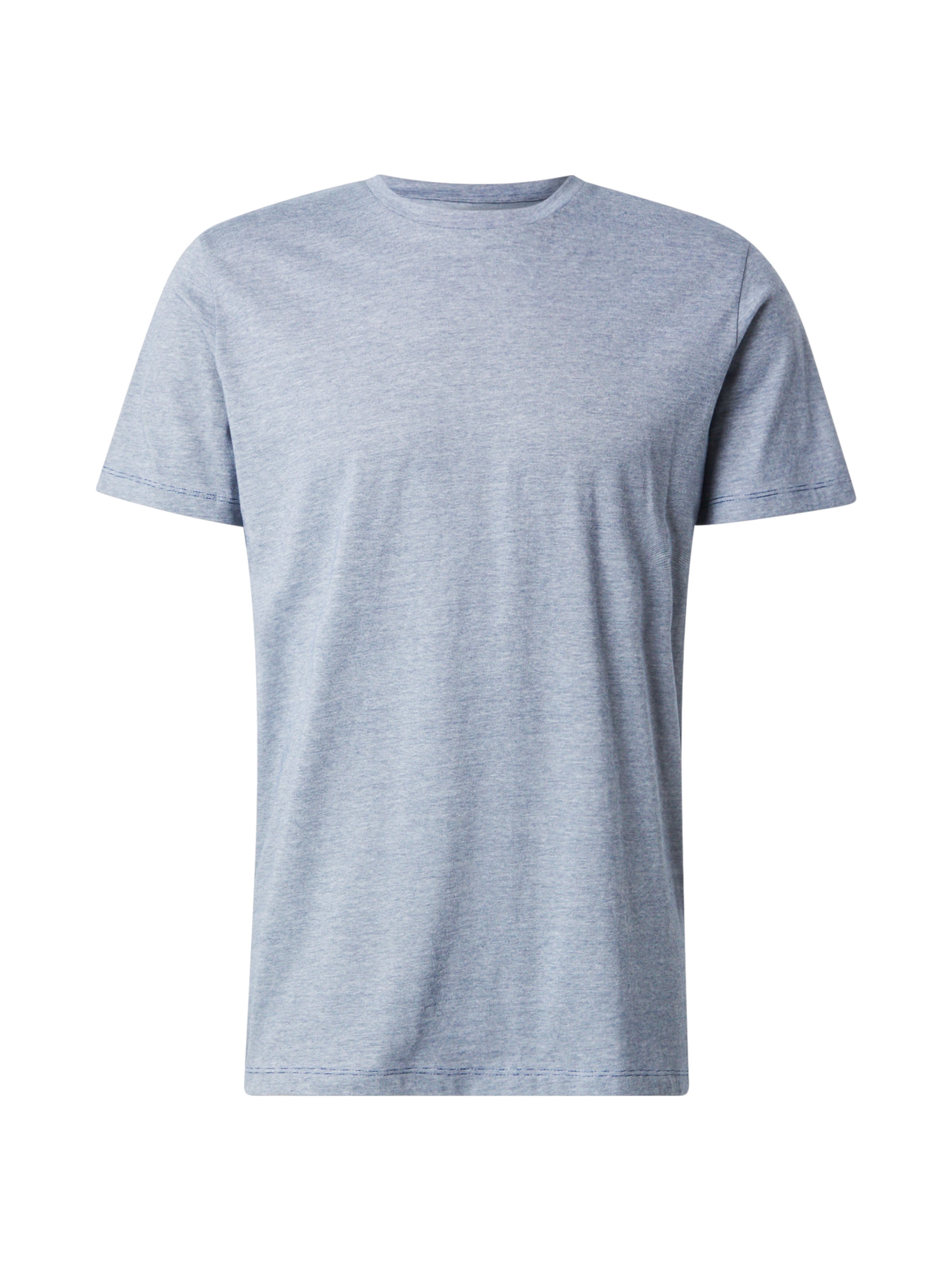 SELECTED T-Shirt 'SLHASPEN' en bleu-gris, Vue avec produit