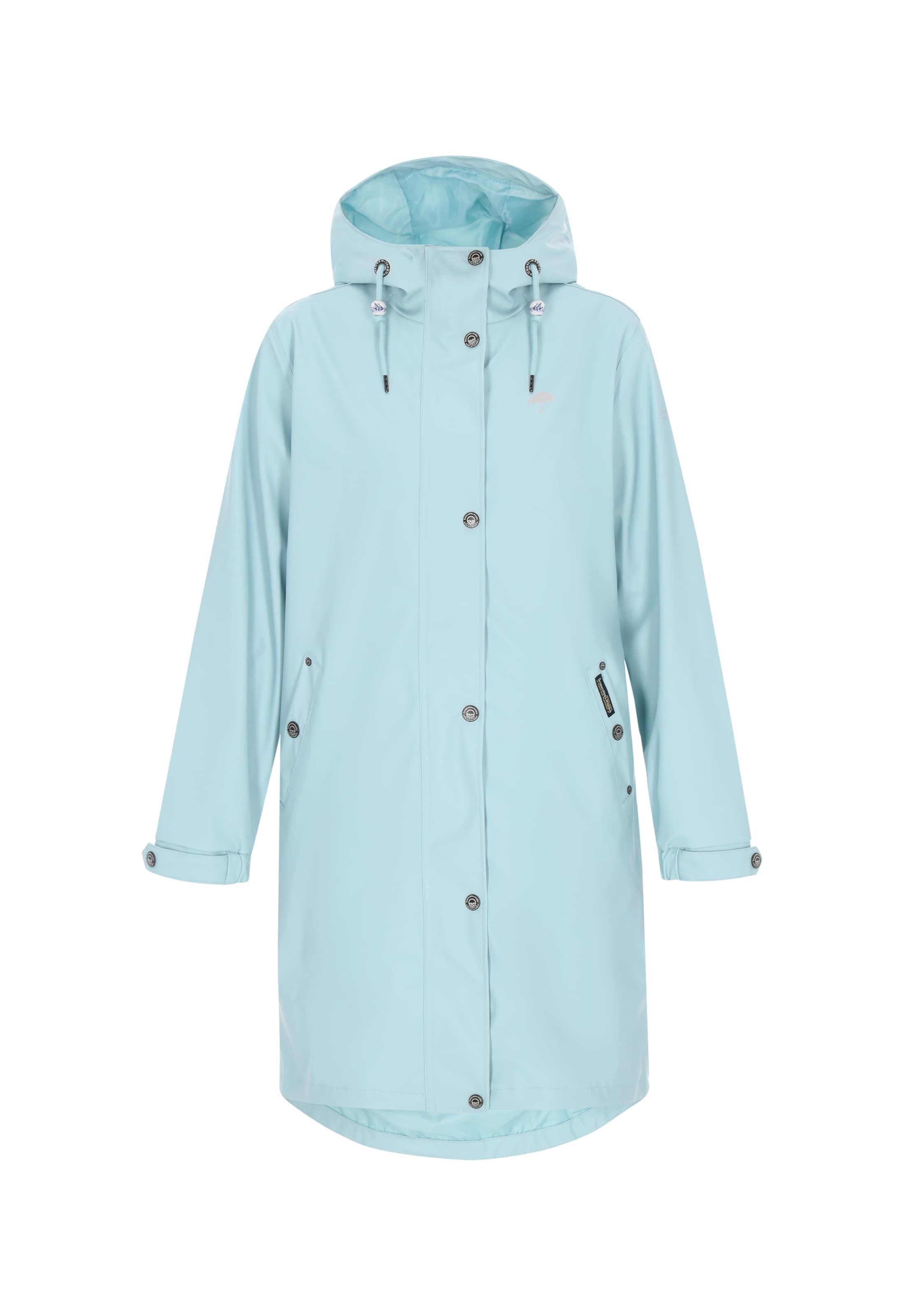 Manteau fonctionnel Schmuddelwedda en bleu : devant