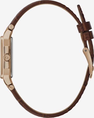 Gc Analog Watch 'Couture Square' in Brown: front