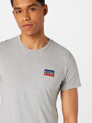 LEVI'S ® Koszulka 'Crewneck Graphic' w kolorze szary