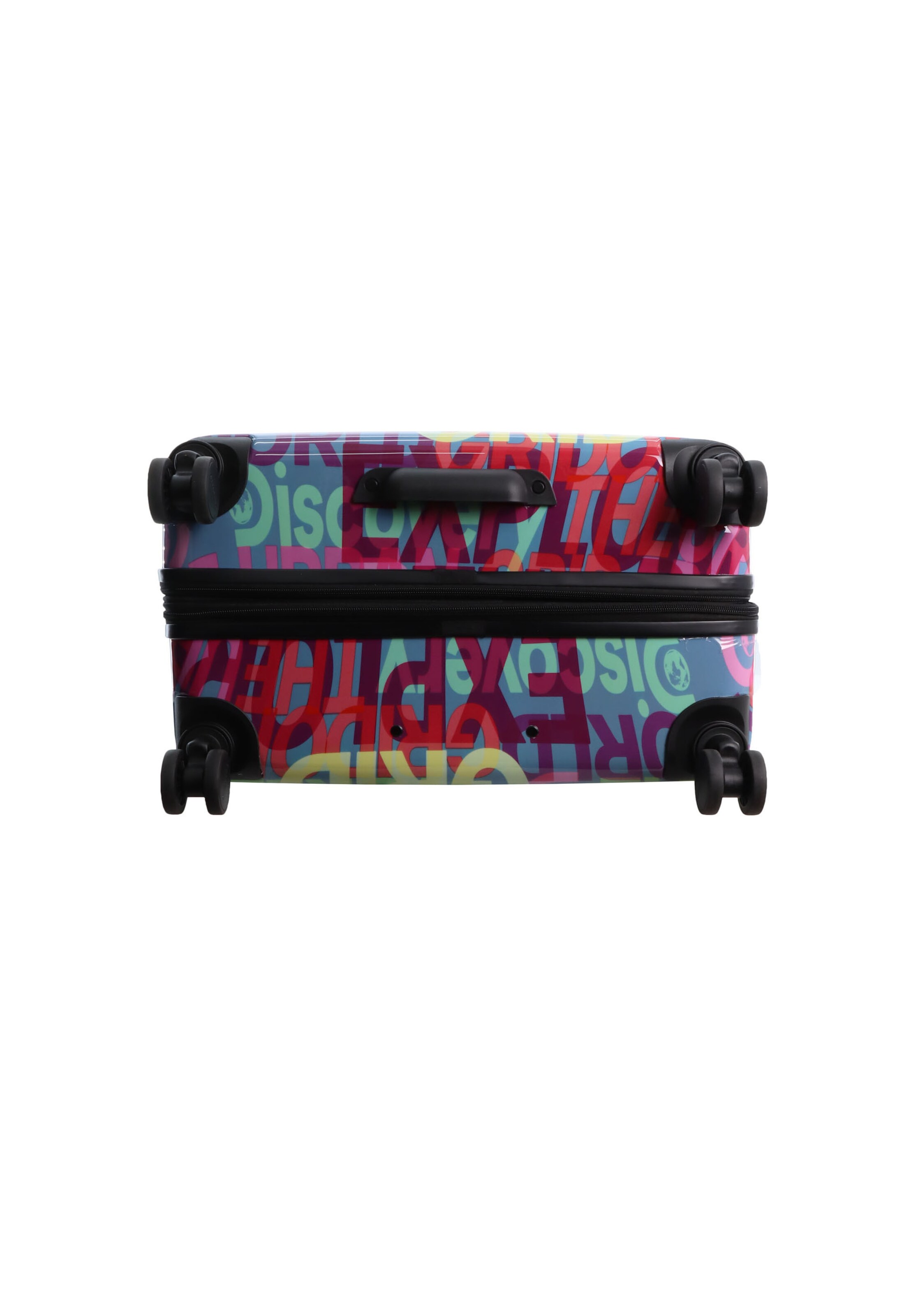 Discovery Suitcase 'EXPLORE THE WORLD' in Mixed colors