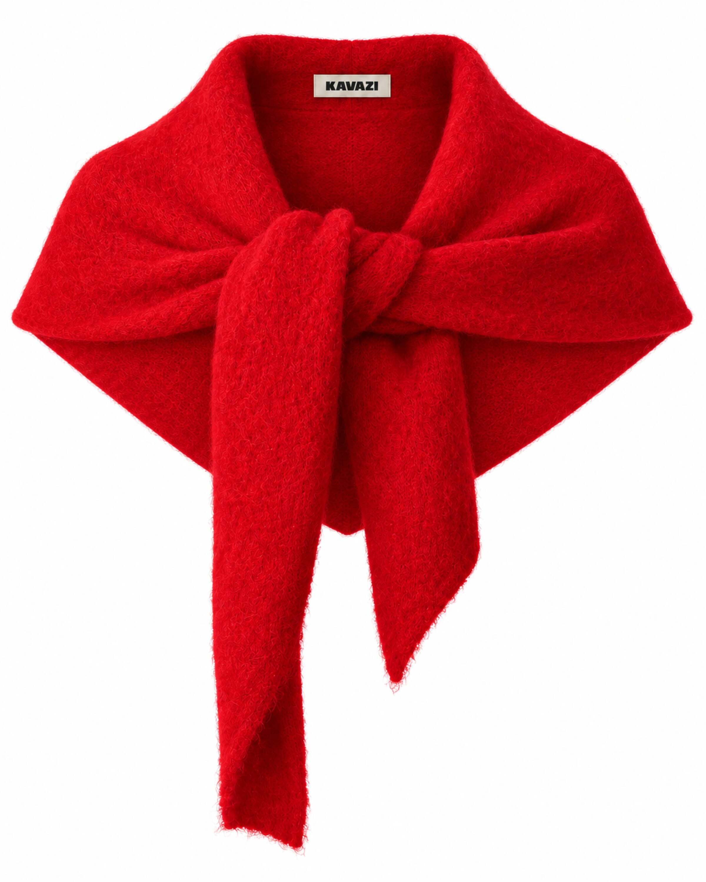 KAVAZI Chal en 00 en rojo, Vista del producto