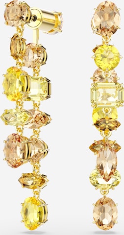 dzeltens Swarovski Auskari 'Gema': no priekšpuses