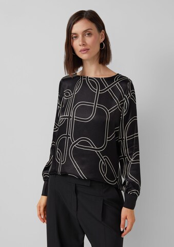 T-shirt s.Oliver en noir : devant