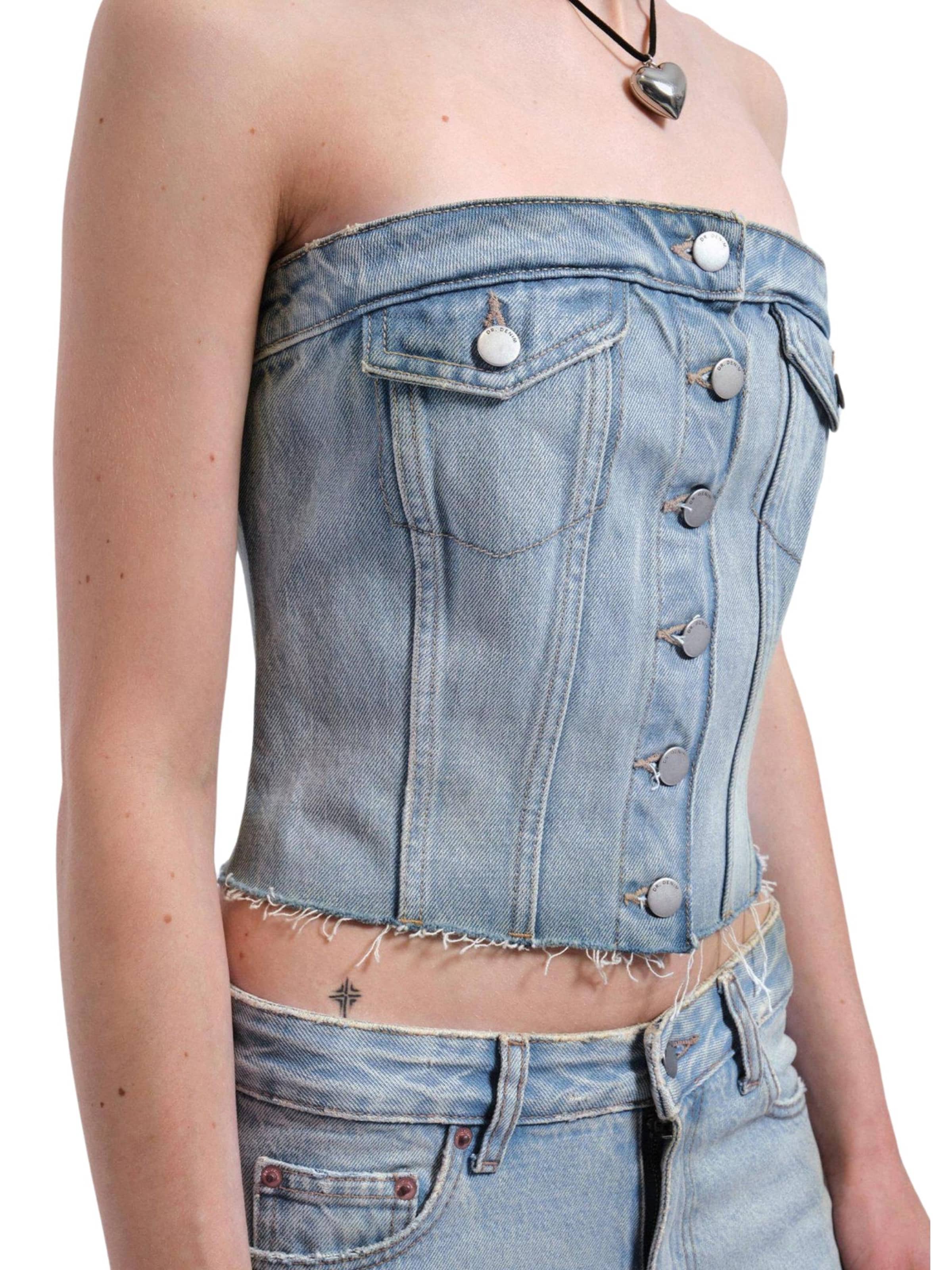 Top di Dr. Denim in blu