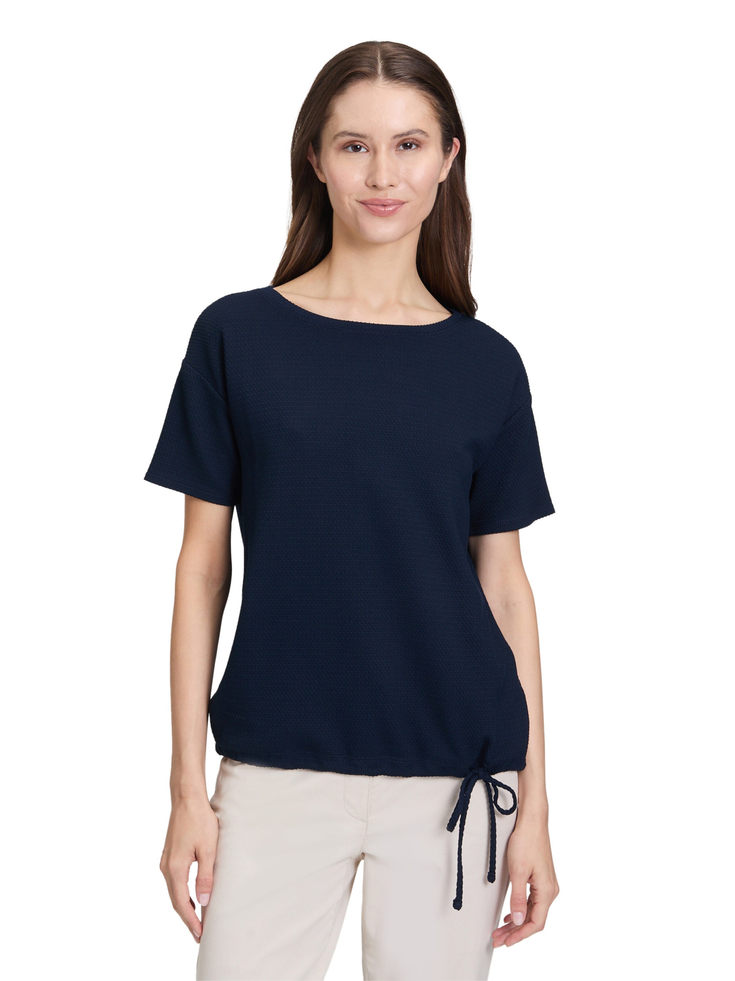 T-shirt Betty Barclay en bleu : devant