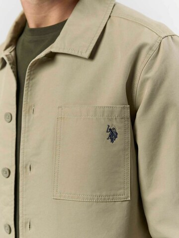 U.S. POLO ASSN. Klasický střih Košile ' Connor Overshirt ' – béžová