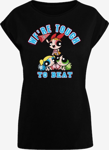 T-shirt 'Powerpuff Girls Tough To Beat' F4NT4STIC en noir : devant